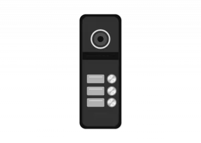 Вызывная панель 1.3 Мп  HD 3 абонентская Novicam FANTASY 3 HD BLACK