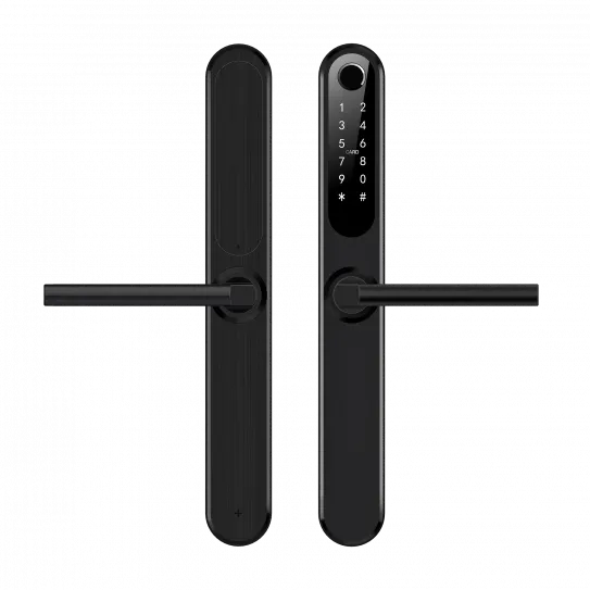 Smart Slim BLACK - узкий умный замок для отелей и офисов