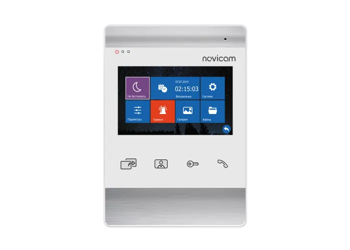 Монитор HD домофона 4.3" с записью Novicam MAGIC 4 WHITE HD