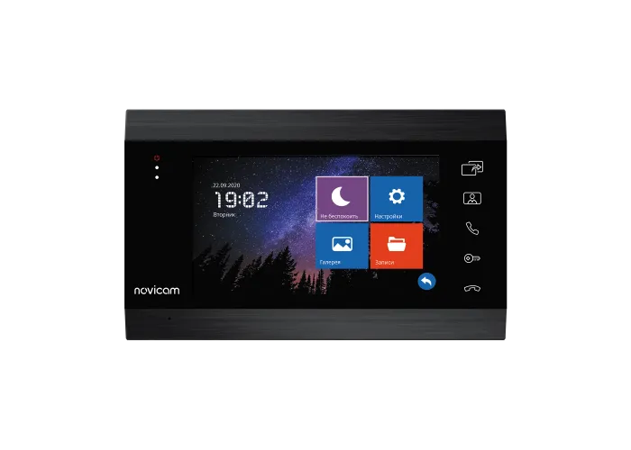 Монитор домофона 7" HD с записью Novicam MAGIC 7 DARK HD