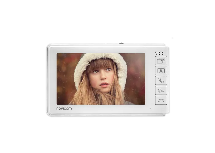 Монитор HD домофона 7" с записью Novicam SMILE 7 HD