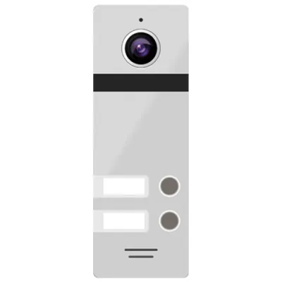 Вызывная панель 800 ТВЛ 2 абонентская Novicam FANTASY 2 SILVER