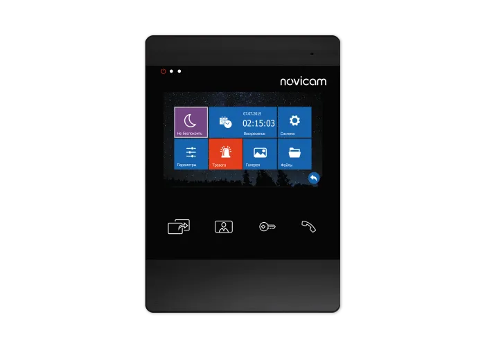 Монитор HD домофона 4.3" с записью Novicam MAGIC 4 DARK HD