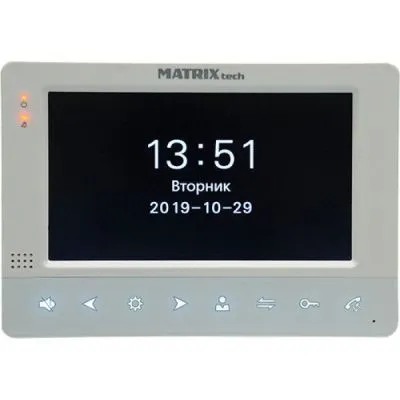 Видеодомофон MT-MW7.0A-SD (M)